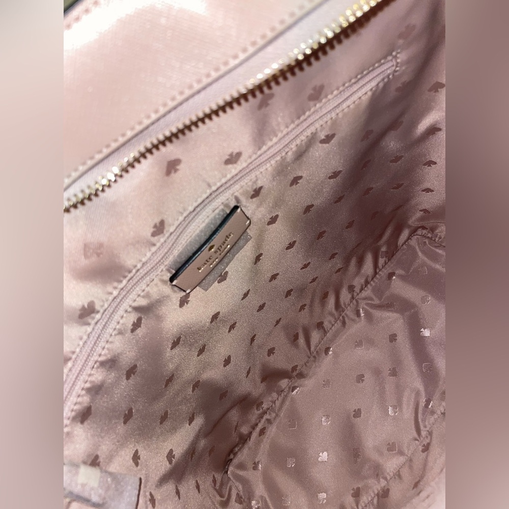 Kate Spade New York Daily Tote Zip Shoulder Bag Toasted Hazelnut Multi Leather - Picture 10 of 11